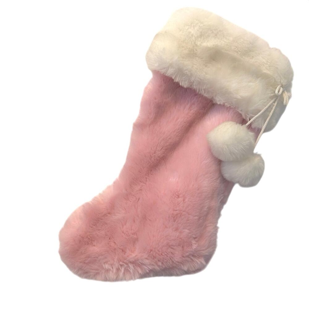 Christmas pink stocking